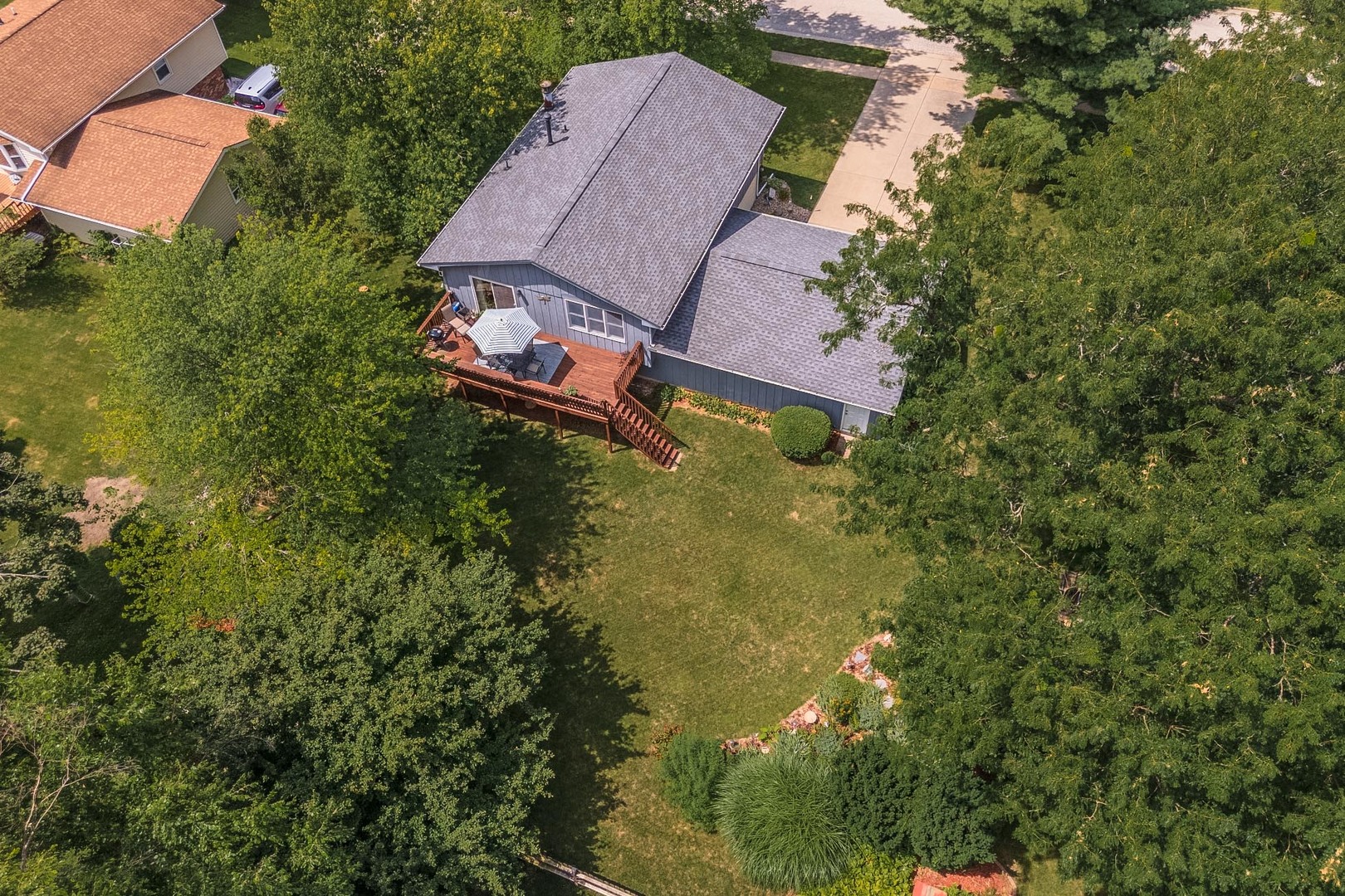 314 North Bone Drive Normal, IL 61761 - Photo 33 of 45 an aerial view of a house with a yard