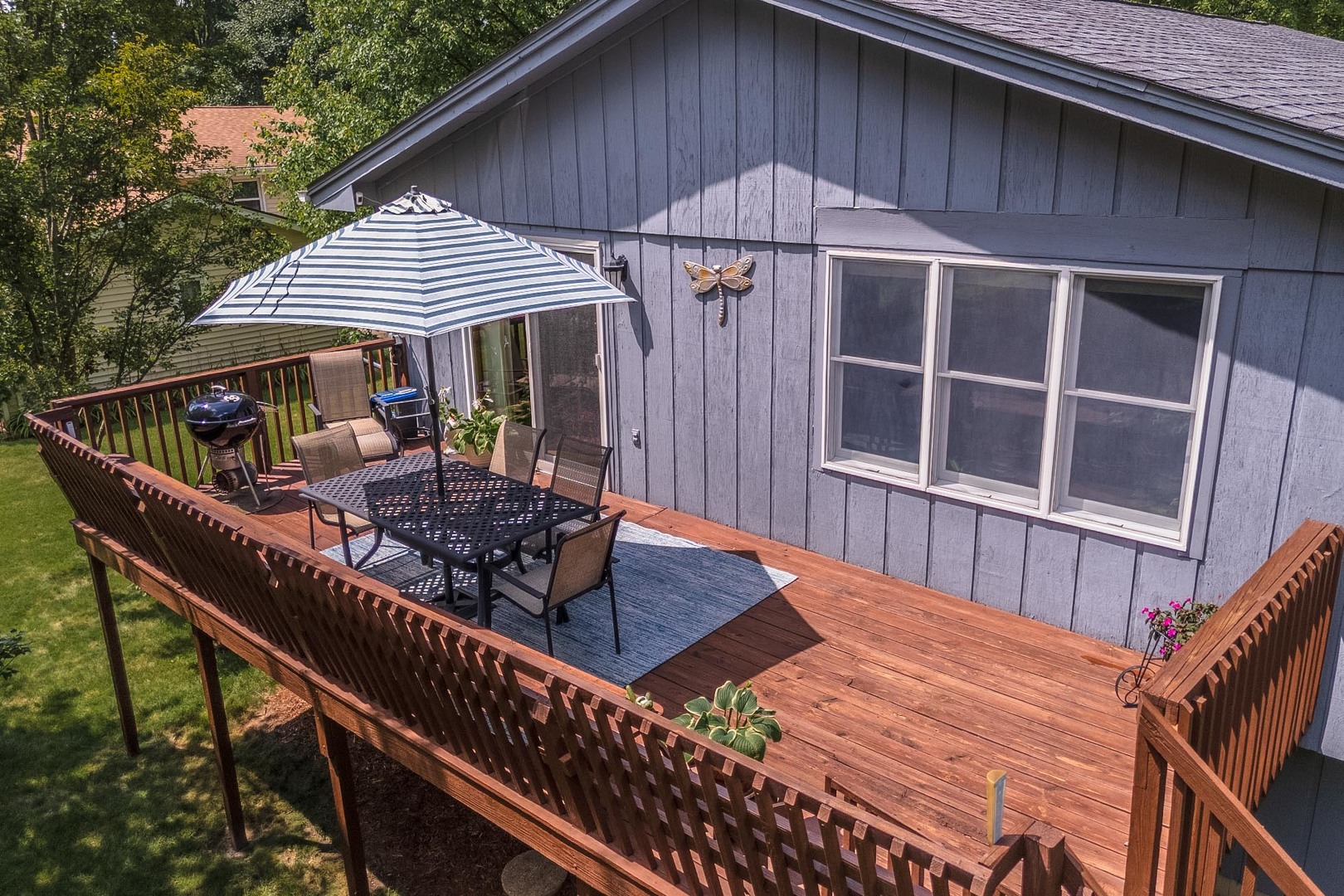 314 North Bone Drive Normal, IL 61761 - Photo 41 of 45 a view of a chairs and tables in the balcony