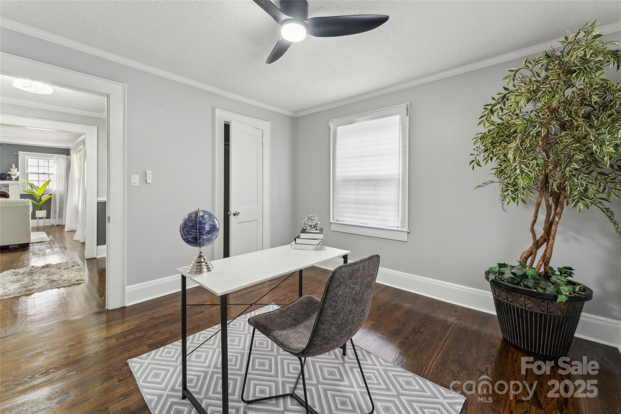 514 West 8th Avenue Gastonia, NC 28052 - Photo 5 of 19 a view of a dining room with furniture and wooden floor