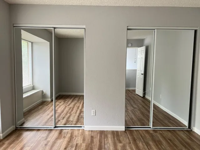 a view of wooden floor