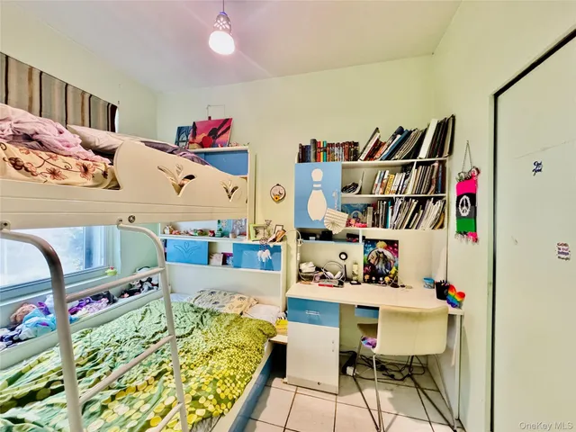 a room with furniture and a table