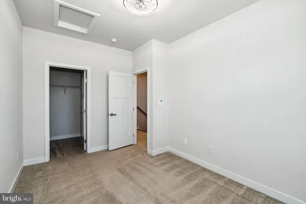 a view of an empty room