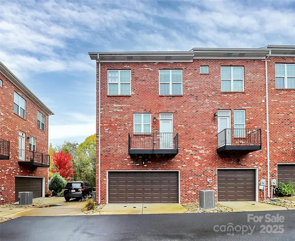 a front view of a building