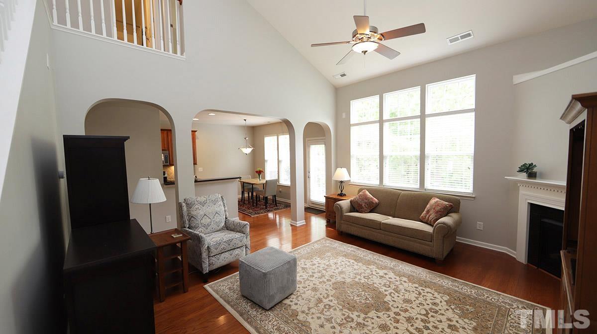 6014 McDevon Drive Raleigh, NC 27617 - Photo 15 of 28 Arched doorways, lots of windows