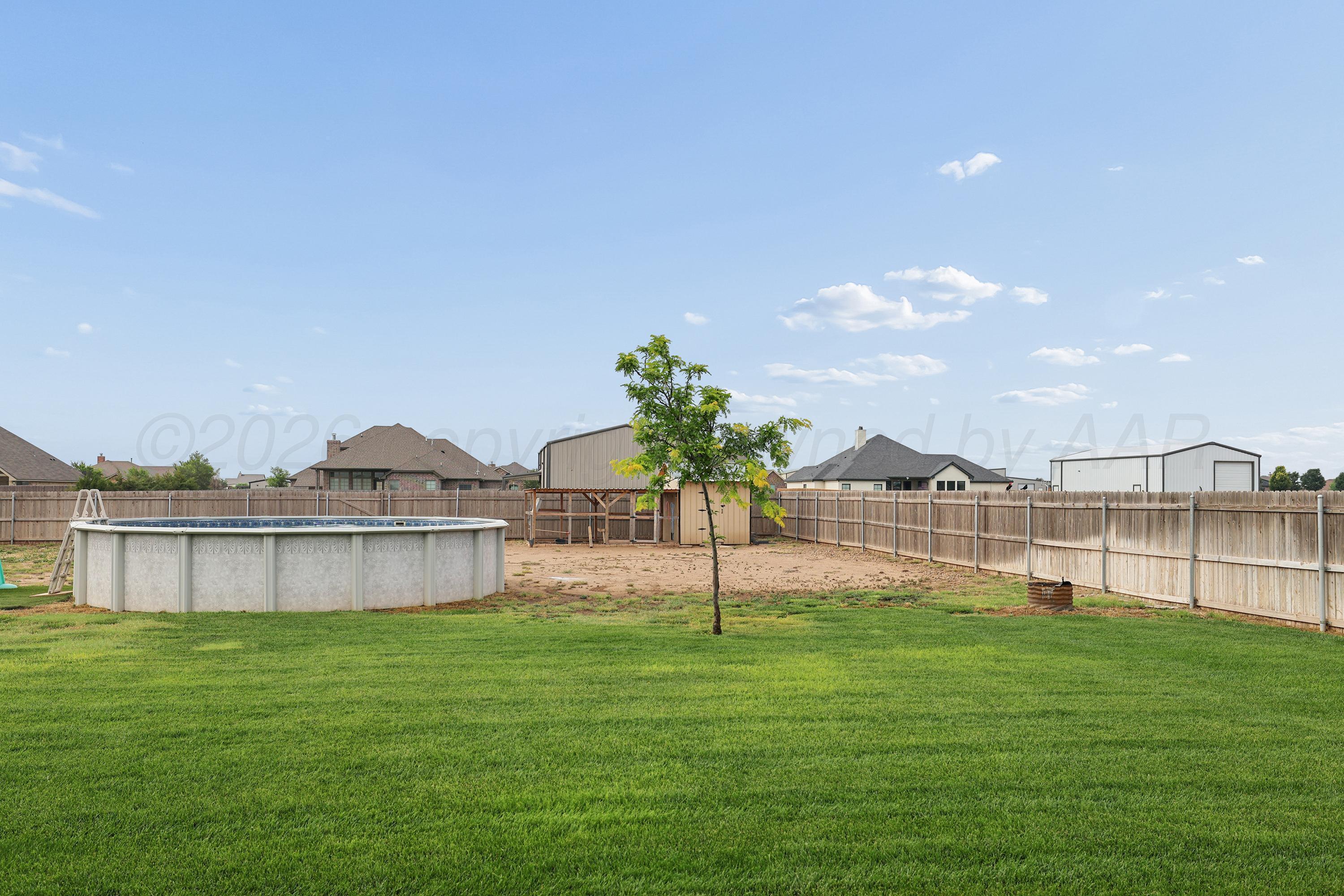 9525 Hey Jude Lane Amarillo, TX 79119 - Photo 34 of 37 43-Backyard Swimming Pool & hicken Coop
