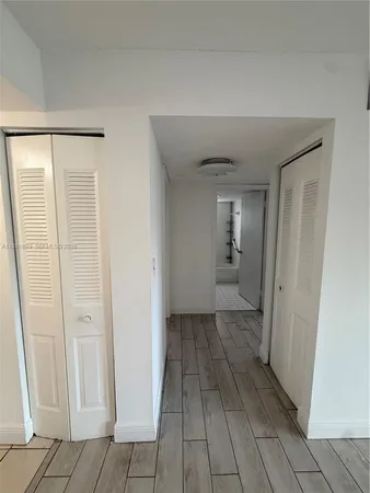 wooden floor in a gallery