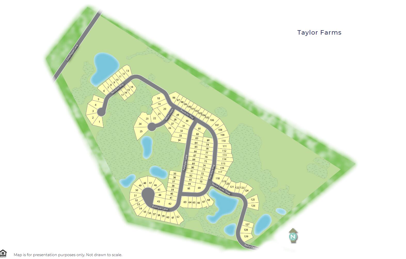 1010 Peridote Way Ladson, SC 29456 - Photo 2 of 30 Taylor Farms Map