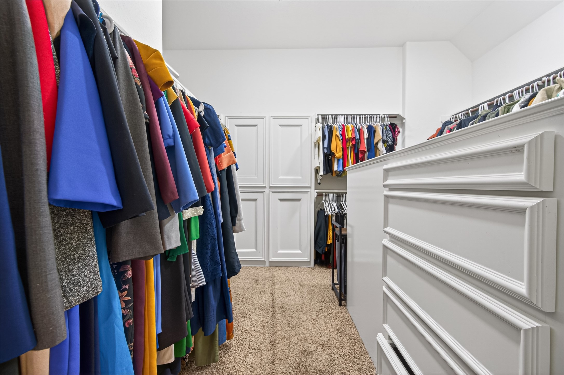633 Crenshaw Road Houston, TX 77504 - Photo 34 of 50 a view of walk in closet with clothes and shoes