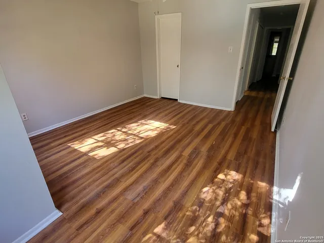 a view of wooden floor