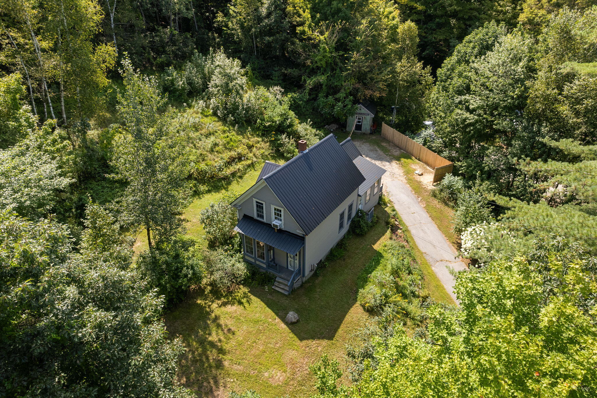 32 Goding Road Livermore, ME 04253 - Photo 30 of 36 Aerial view of home & driveway