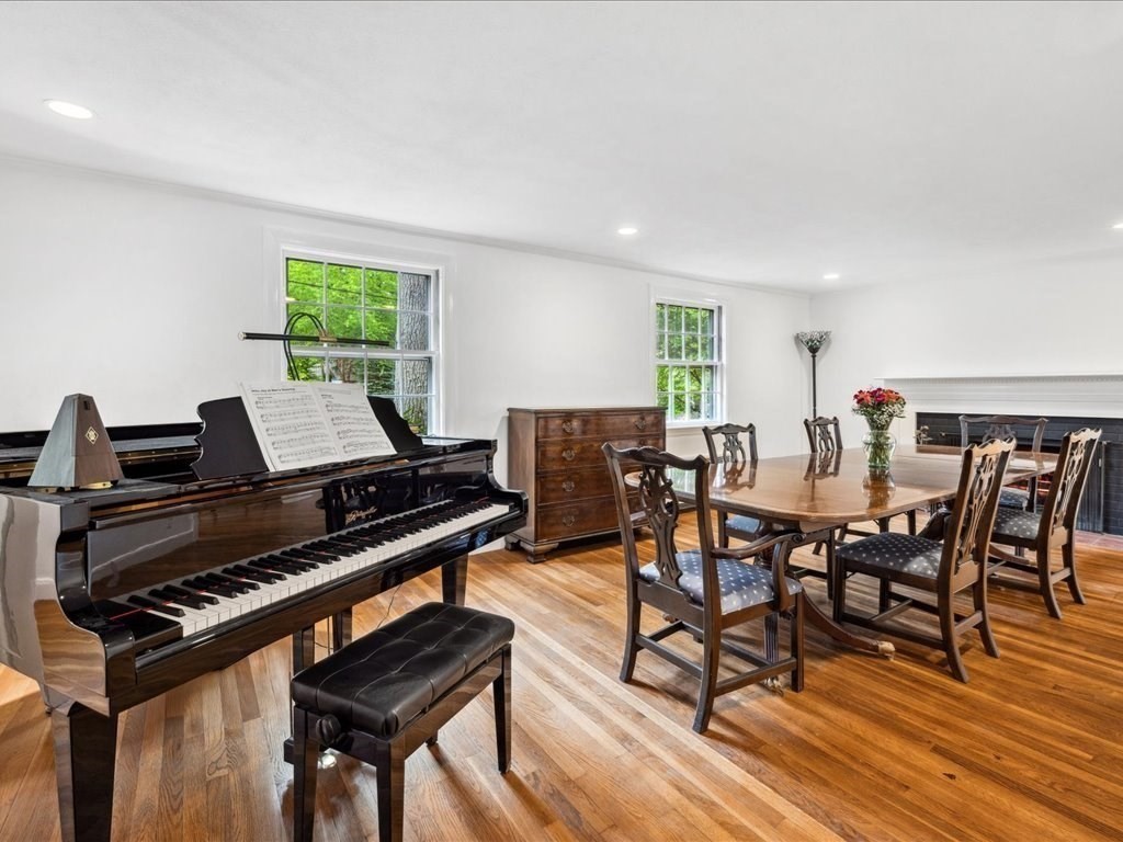 234 Lowell Road Wellesley, MA 02481 - Photo 3 of 30 a living room with furniture and wooden floor
