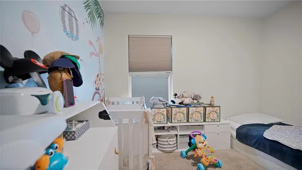 a room with toys and a table