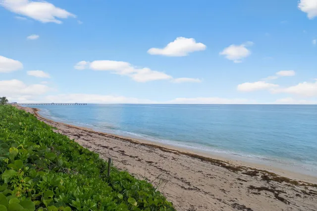 a view of beach and ocean