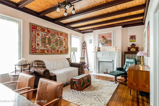 a very nice looking room with a large window