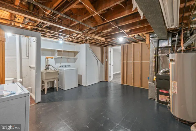 a view of a storage & utility room