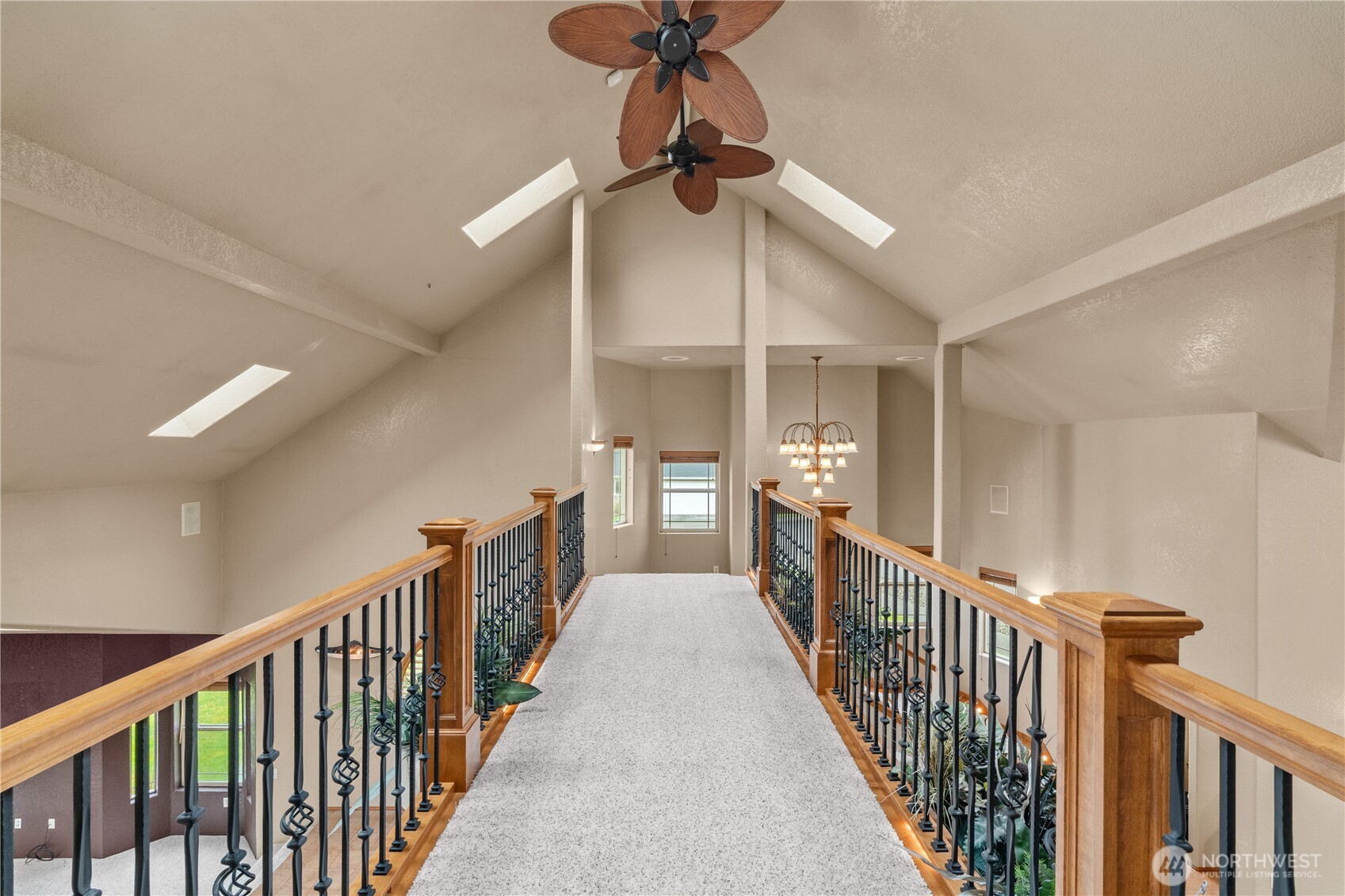 100 9th Street South Montesano, WA 98563 - Photo 30 of 40 a view of a hallway with a chandelier