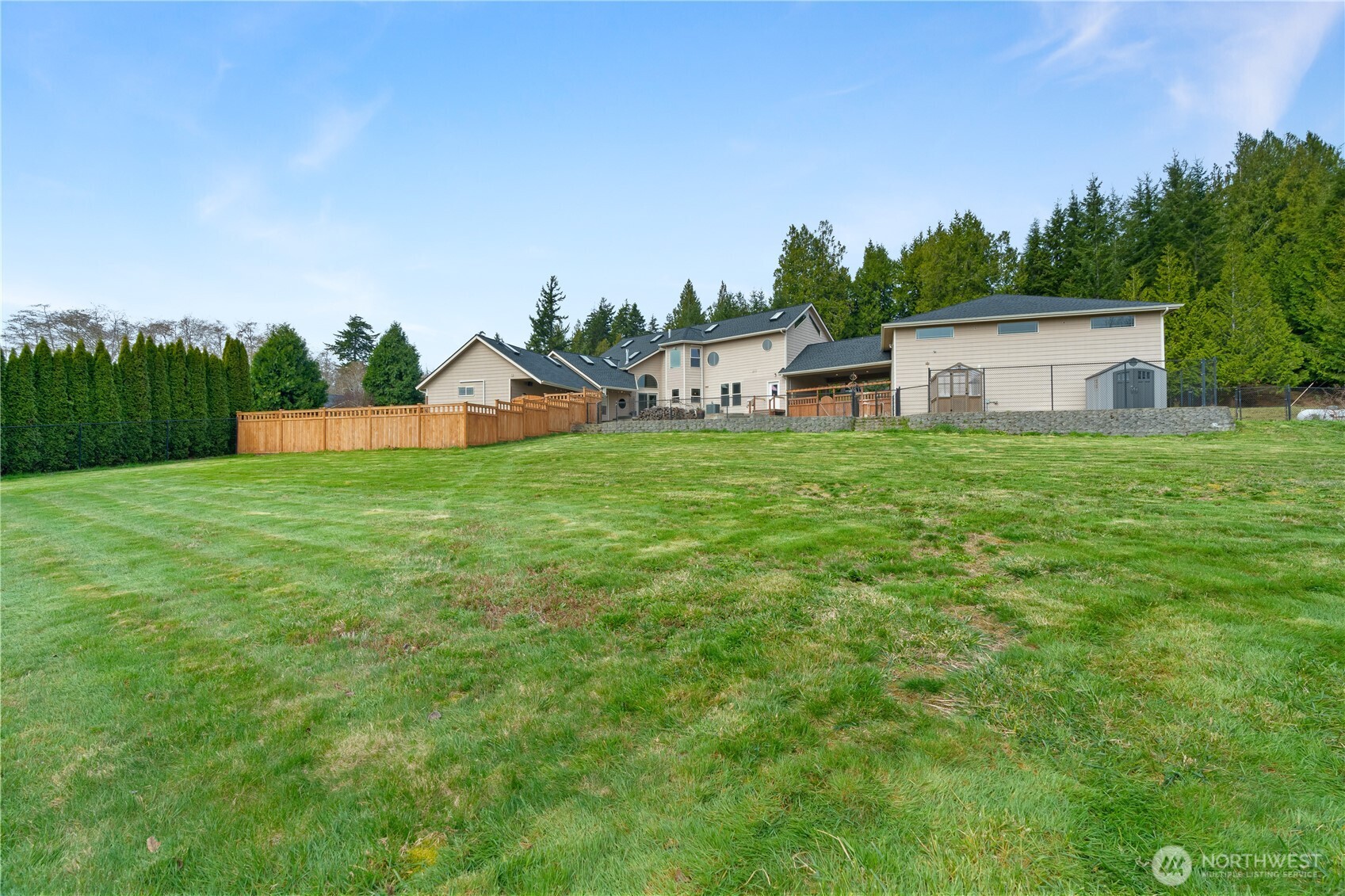 100 9th Street South Montesano, WA 98563 - Photo 37 of 40 a view of a big house with a big yard and large trees