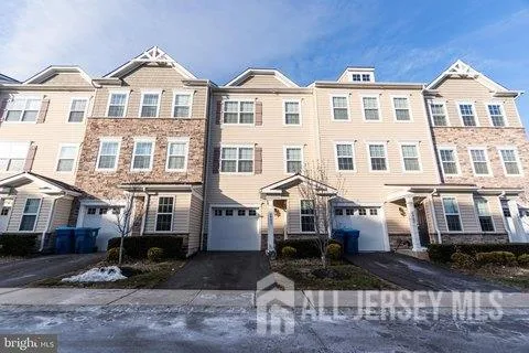 a front view of a residential houses