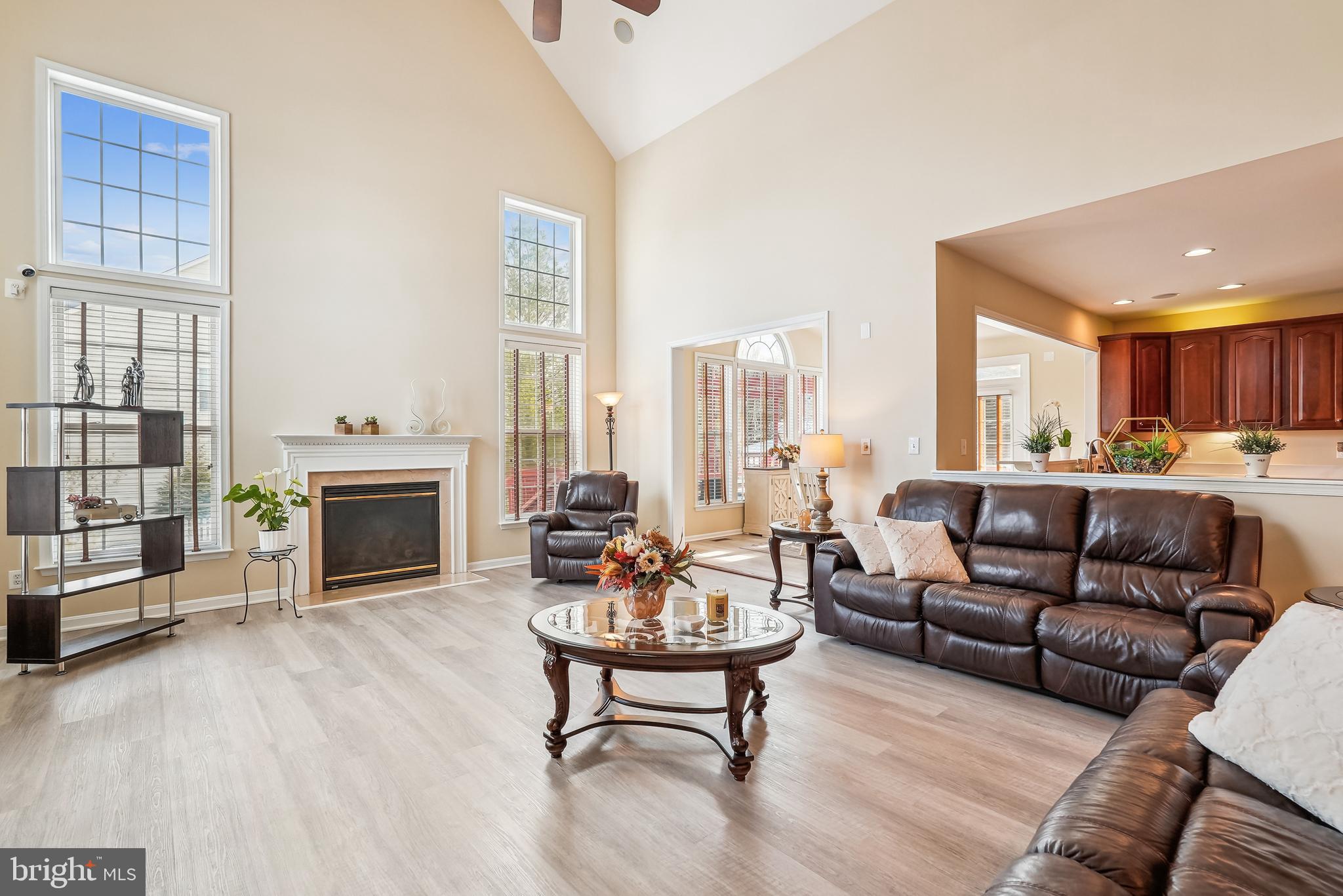 42801 Ridgeway Drive Broadlands, VA 20148 - Photo 17 of 40 a living room with furniture and a fireplace