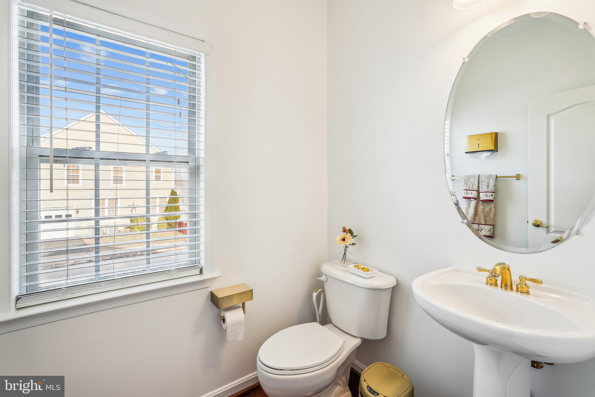 42801 Ridgeway Drive Broadlands, VA 20148 - Photo 21 of 40 a bathroom with a sink a toilet and a window