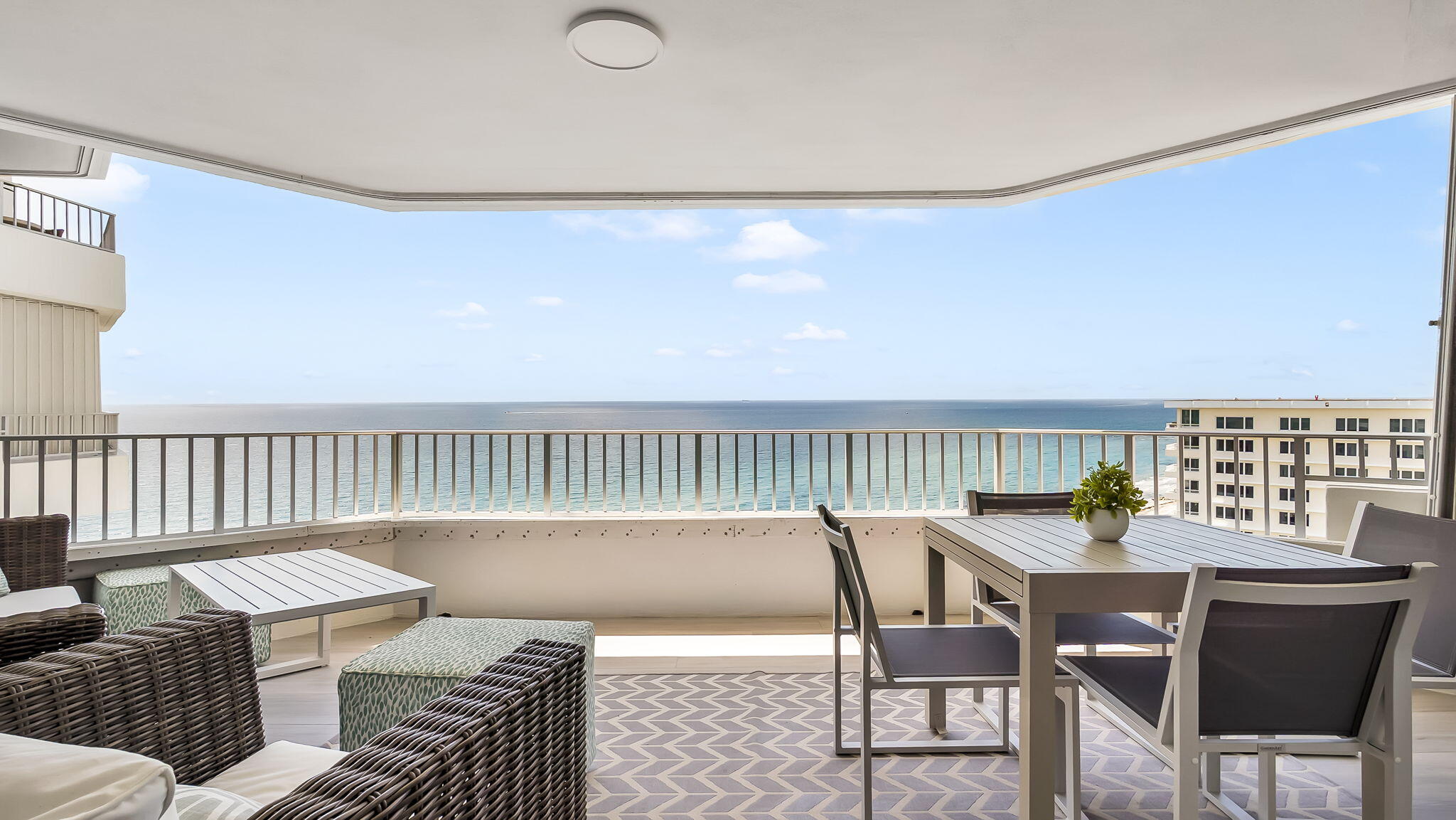 550 South Ocean Boulevard, Unit 1906 Boca Raton, FL 33432 - Photo 3 of 47 Covered Balcony Views