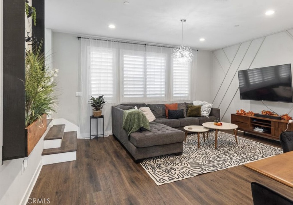 2111 Copper Walk Gardena, CA 90249 - Photo 16 of 33 a living room with furniture and a flat screen tv