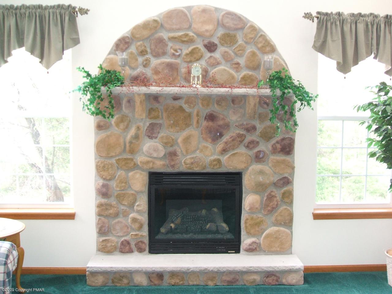 42 Schoolhouse Road Bushkill, PA 18324 - Photo 5 of 23 Gorgeous Stone Fireplace