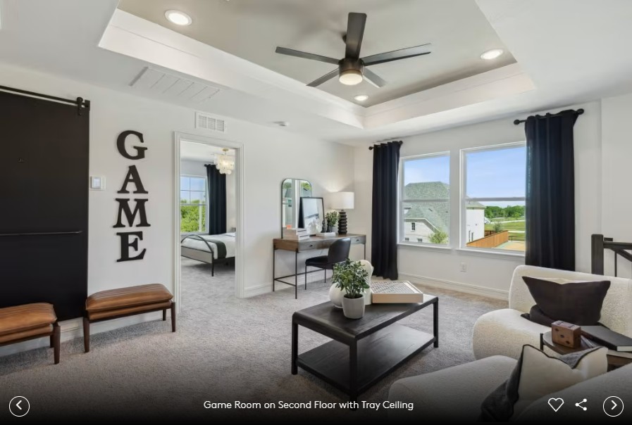 312 Celeste Way Liberty Hill, TX 78642 - Photo 13 of 15 a living room with furniture and a large window