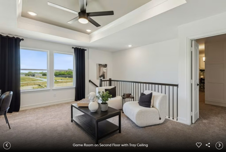 312 Celeste Way Liberty Hill, TX 78642 - Photo 14 of 15 a living room with furniture and a large window