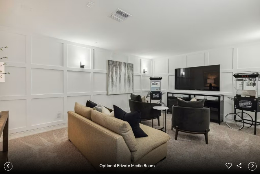 312 Celeste Way Liberty Hill, TX 78642 - Photo 15 of 15 a living room with furniture and a flat screen tv