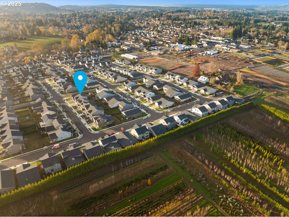 6421 Southeast 22nd Street Gresham, OR 97080 - Photo 35 of 39 an aerial view of residential houses with outdoor space