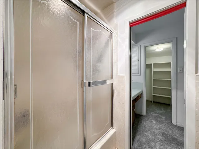 a view of closet area