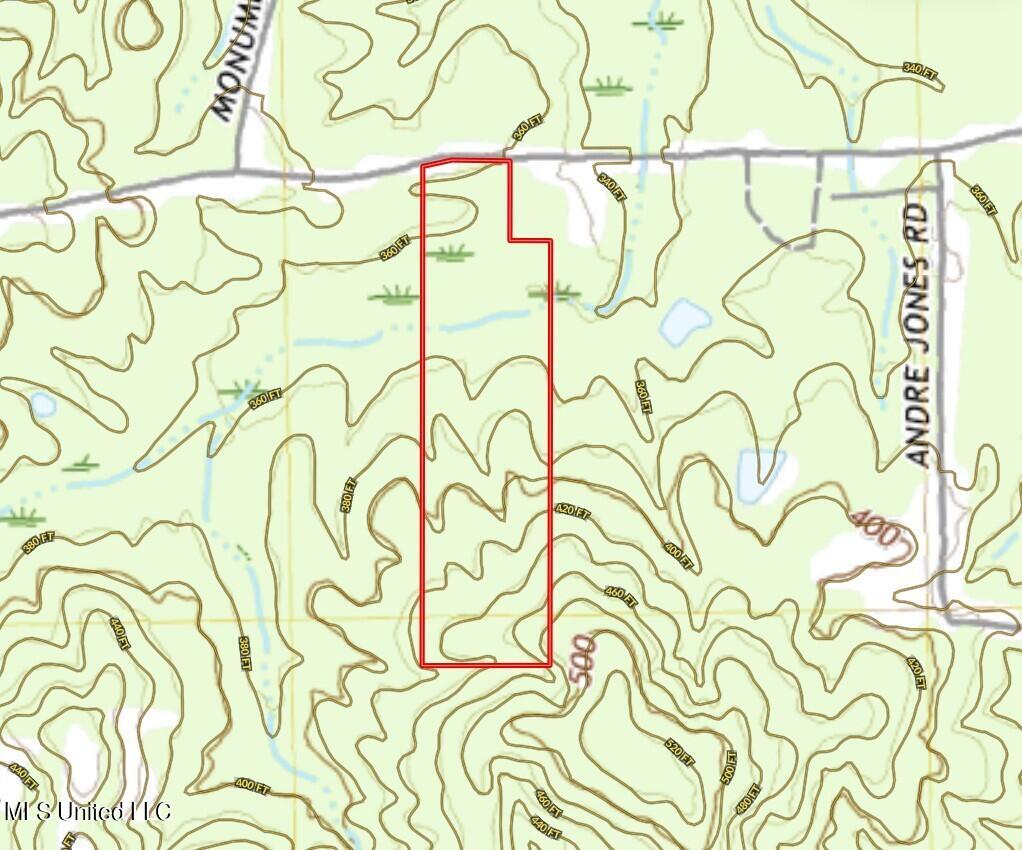 0 Shuqualak Road Shuqualak, MS 39361 - Photo 5 of 5 Topo