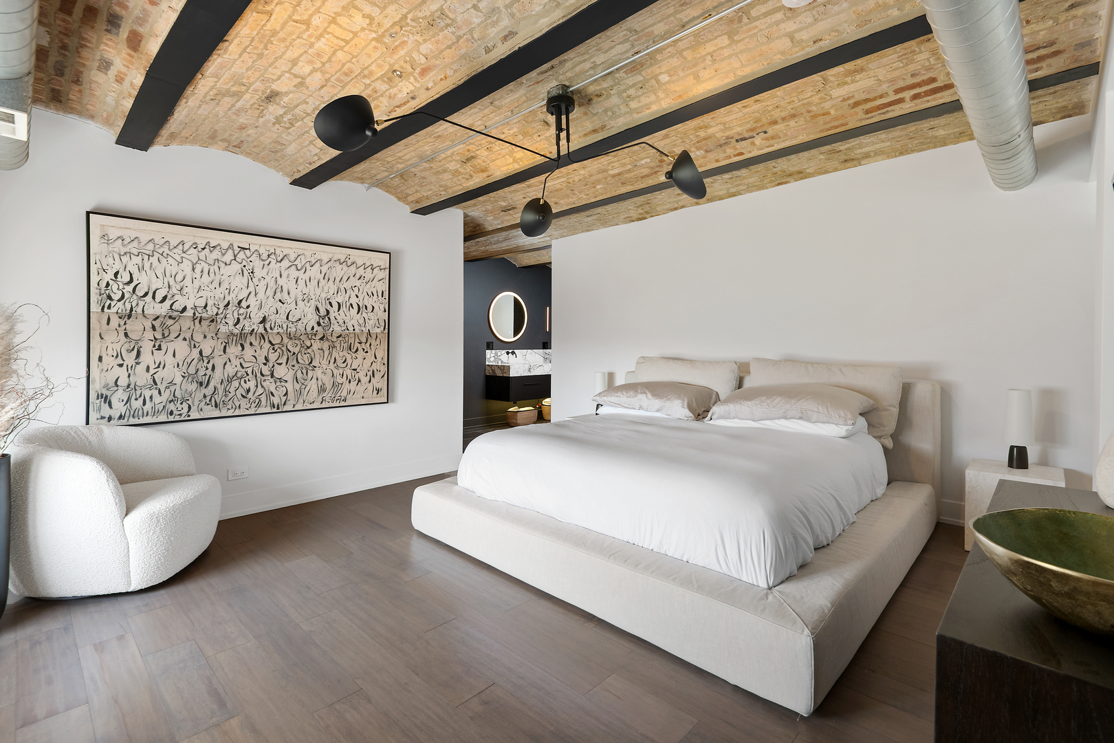 2101 West Rice Street, Unit 308 Chicago, IL 60622 - Photo 13 of 22 a bedroom with a bed and window