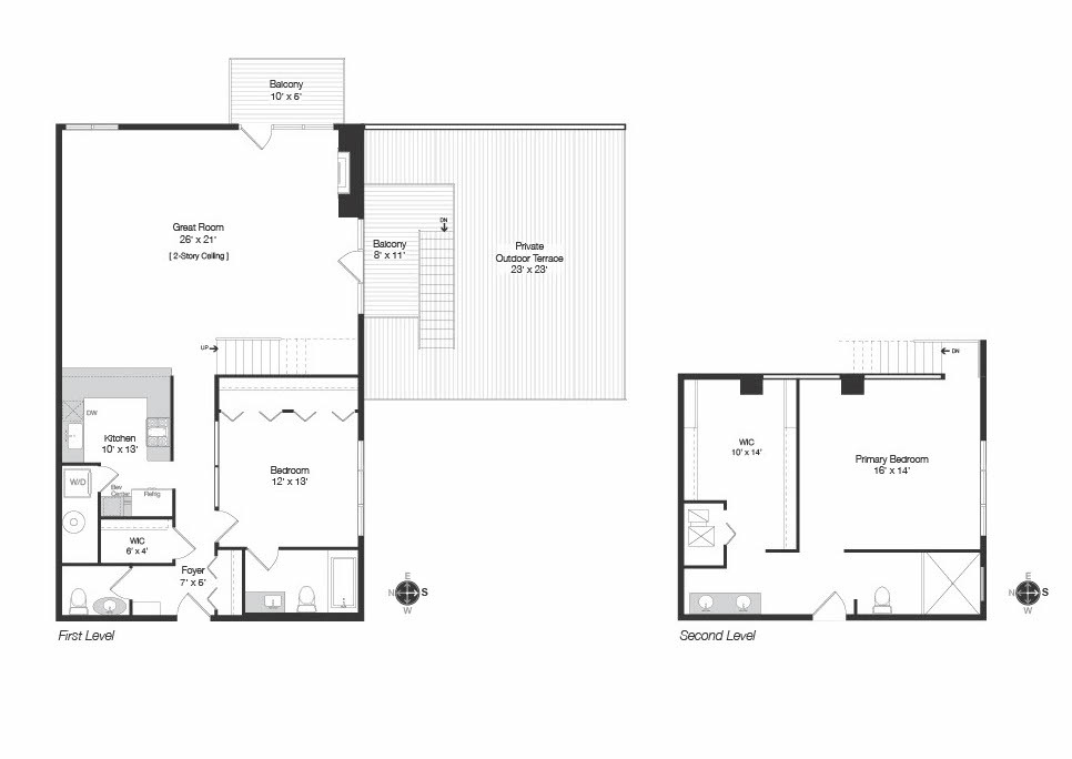 2101 West Rice Street, Unit 308 Chicago, IL 60622 - Photo 22 of 22 a picture of a floor plan
