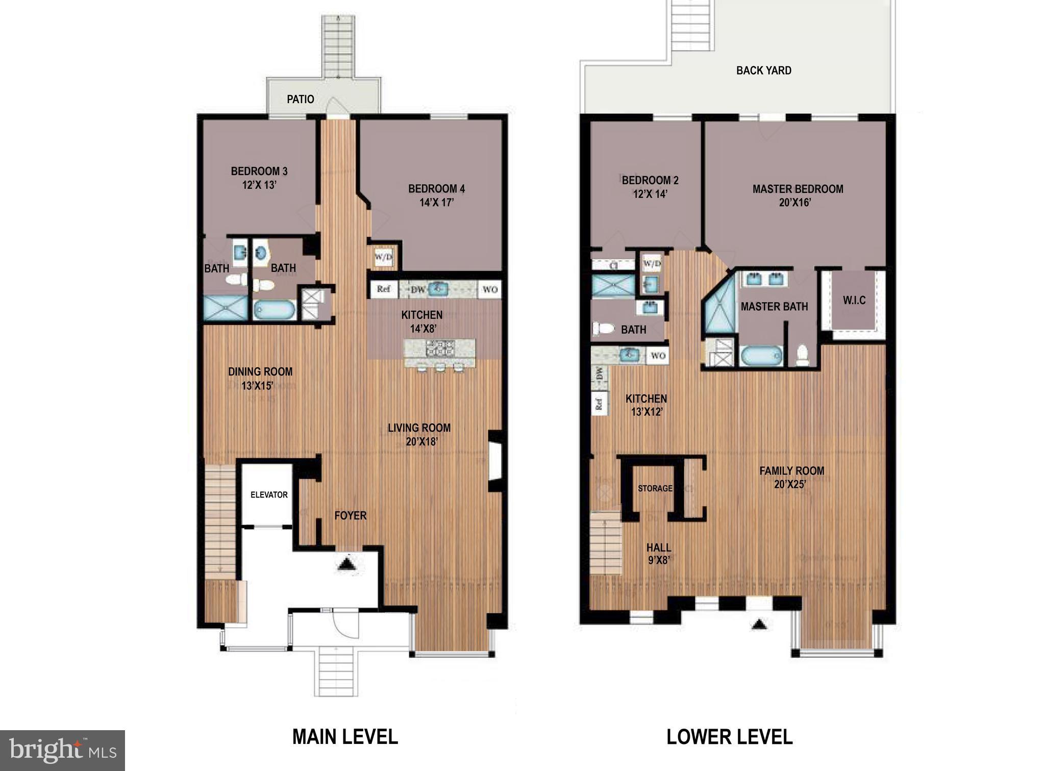 1931 12th Street Northwest, Unit A Washington, DC 20009 - Photo 47 of 47 Floor plans