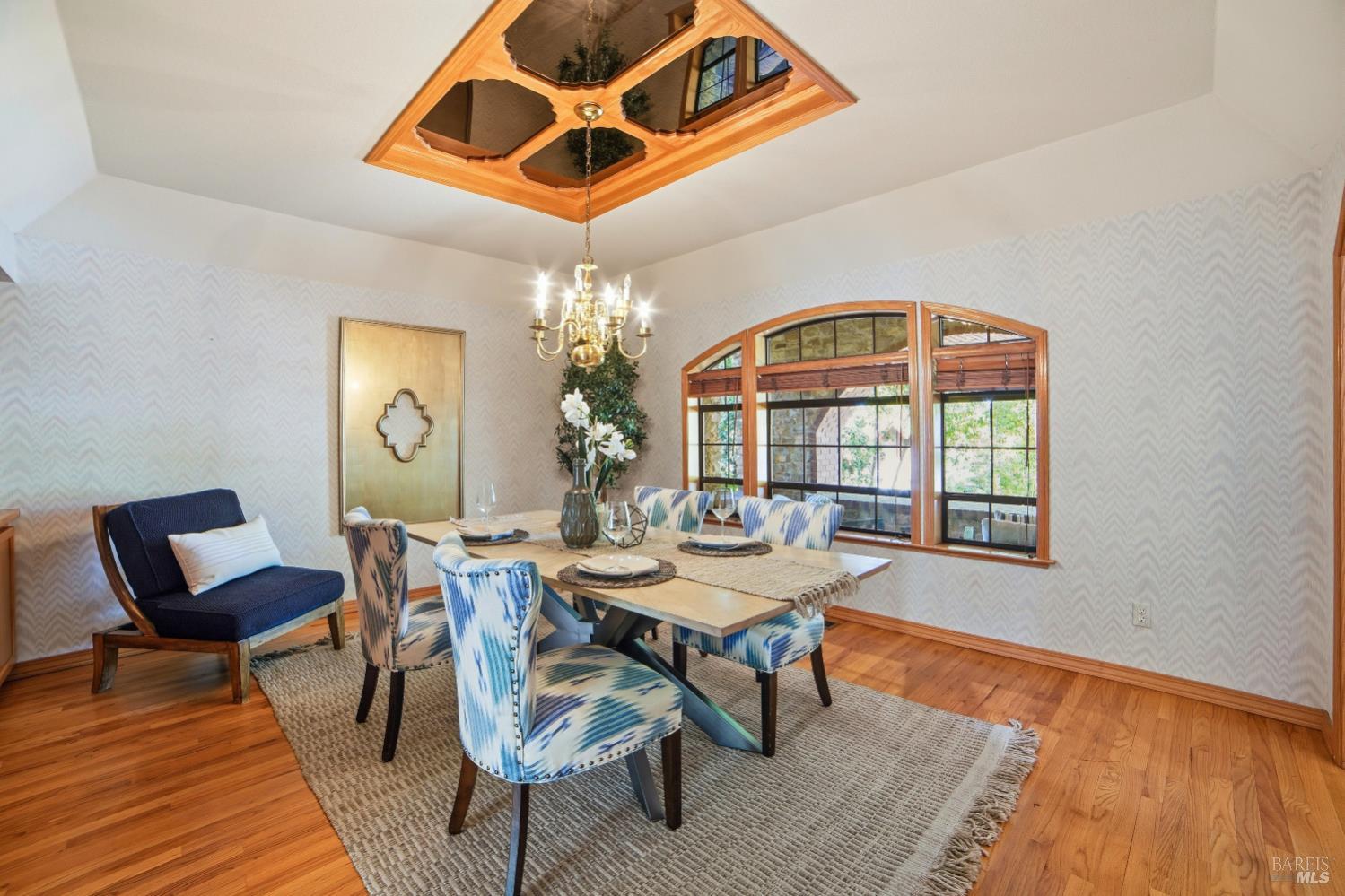 4818 Kieran Court Santa Rosa, CA 95405 - Photo 20 of 51 a view of a dining room with furniture and chandelier