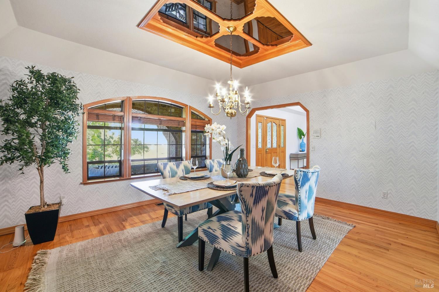 4818 Kieran Court Santa Rosa, CA 95405 - Photo 21 of 51 a view of a dining room with furniture and chandelier