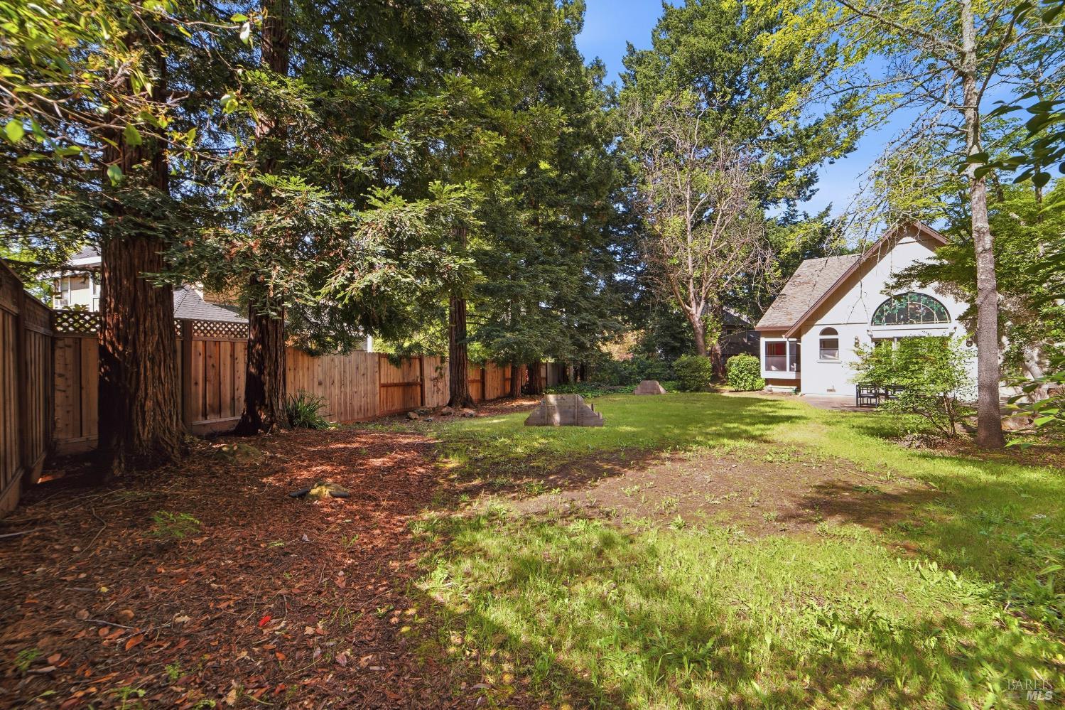 4818 Kieran Court Santa Rosa, CA 95405 - Photo 49 of 51 a view of a house with backyard and trees