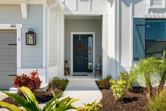 a view of a entryway door of the house