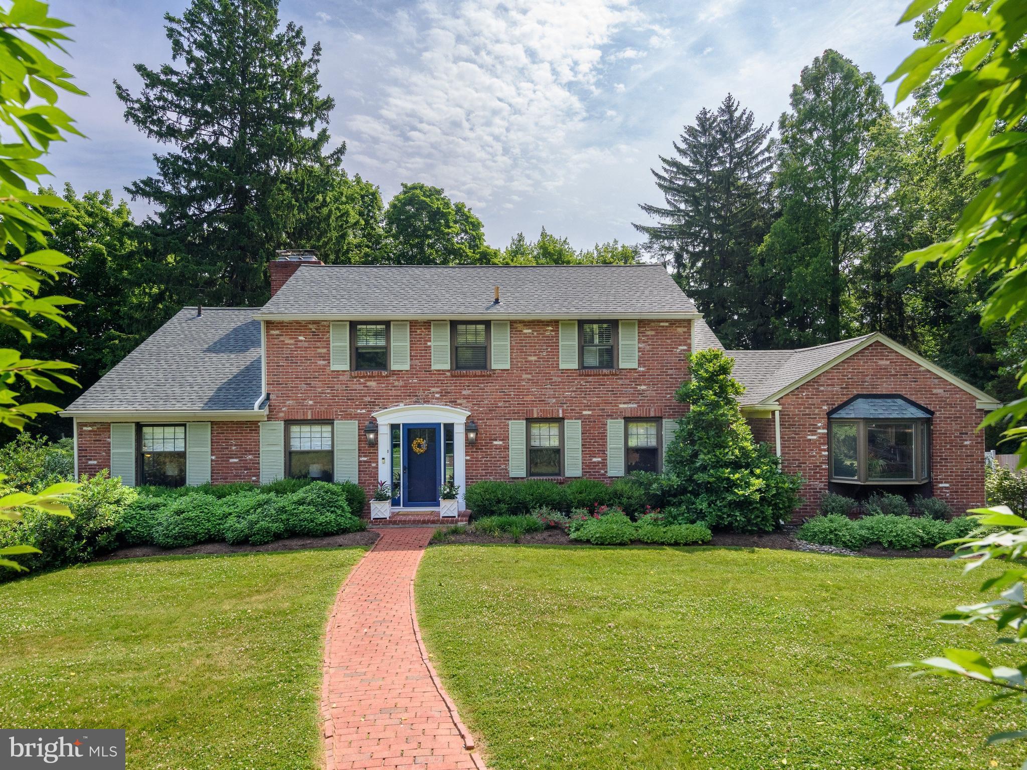 Brick home with inground pool on cul de sac street