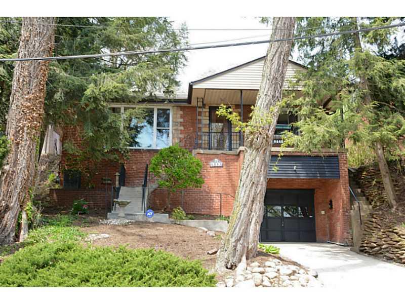 6645 Landview Road Pittsburgh, PA 15217 - Photo 1 of 18 Exterior Front. All brick updated multi level home