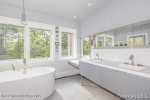 16 Sahler Mill Road Olivebridge, NY 12461 - Photo 30 of 50 a bathroom with a bathtub and a sink