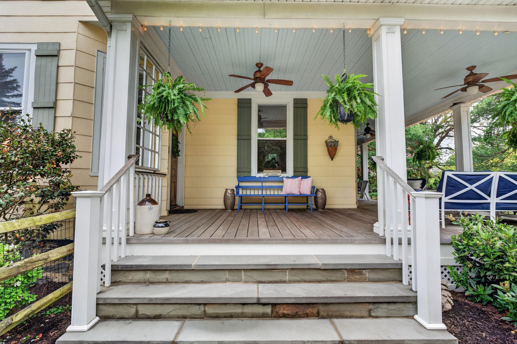 605 West Joppa Road Towson, MD 21204 - Photo 14 of 98 Charming porch with ceiling fans.