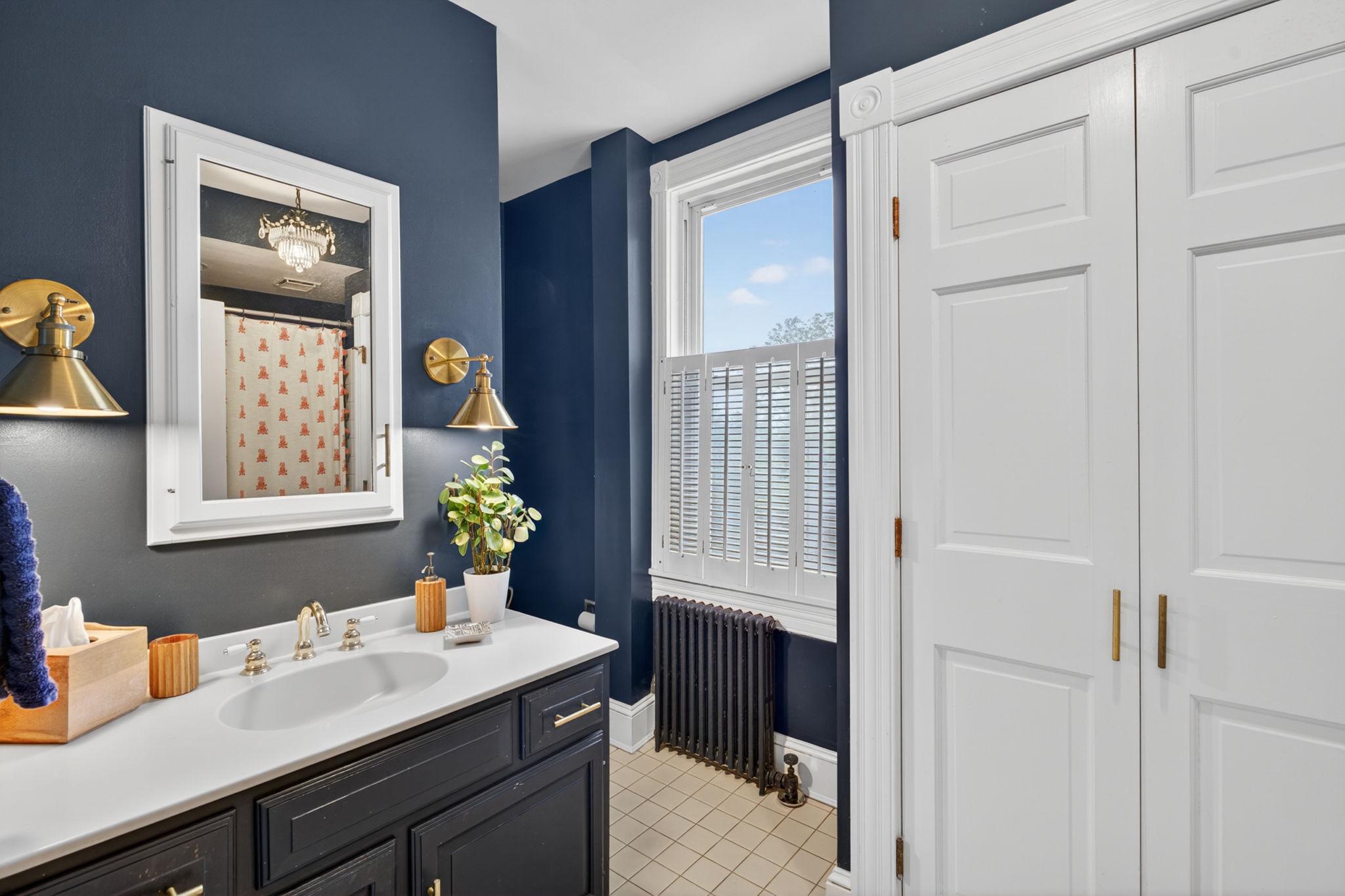 605 West Joppa Road Towson, MD 21204 - Photo 42 of 98 Elegant bathroom with large linen closet.