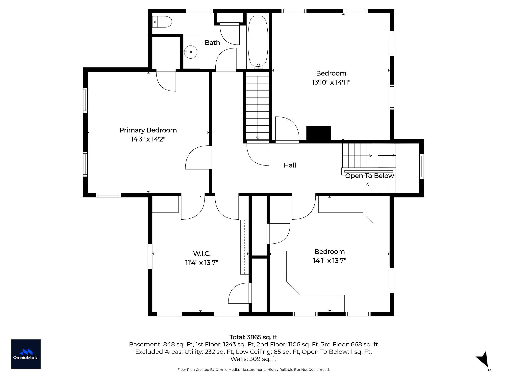 605 West Joppa Road Towson, MD 21204 - Photo 95 of 98 Second level floor plan