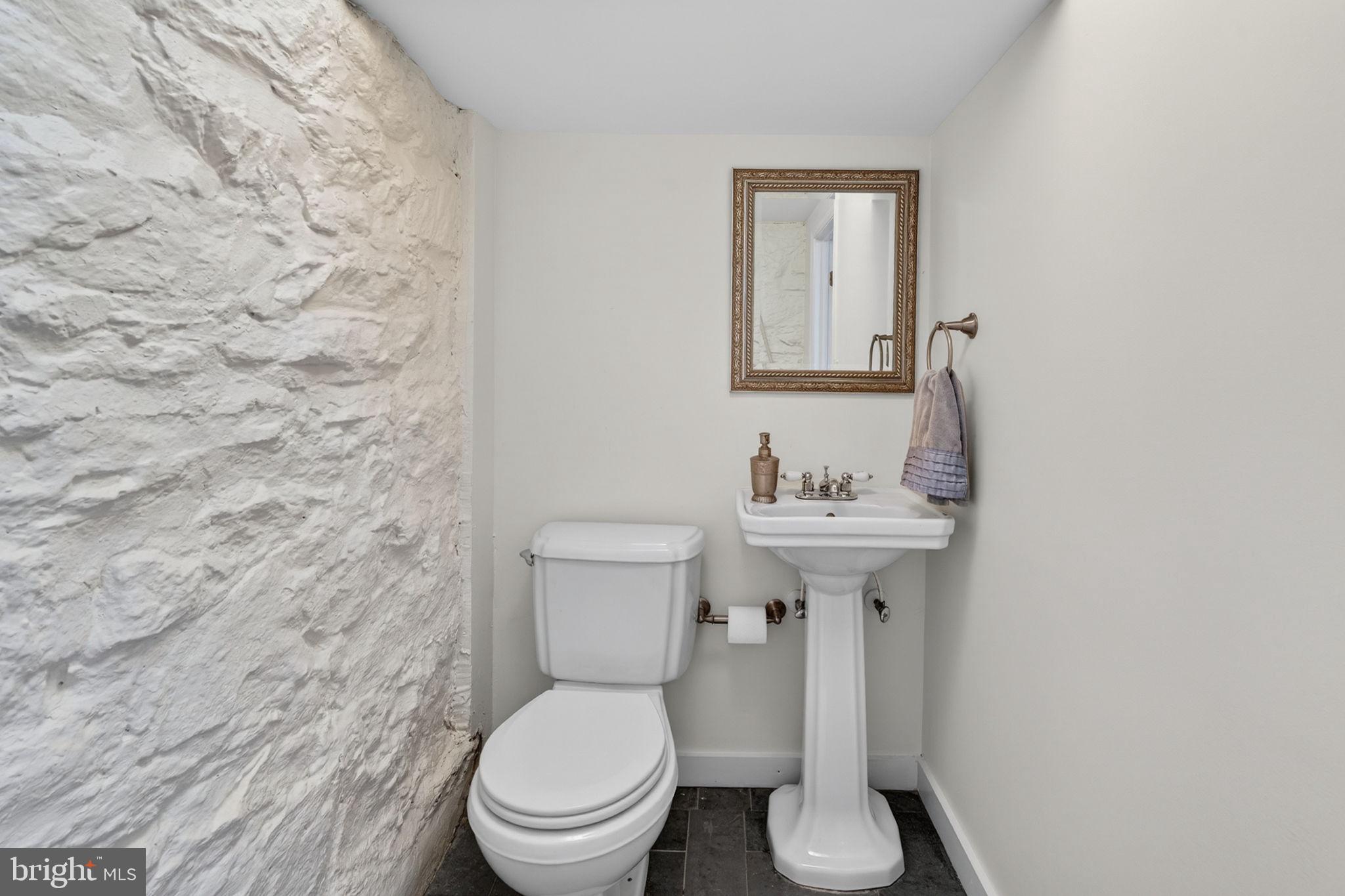 605 West Joppa Road Towson, MD 21204 - Photo 65 of 98 Charming half-bath with rustic flair.
