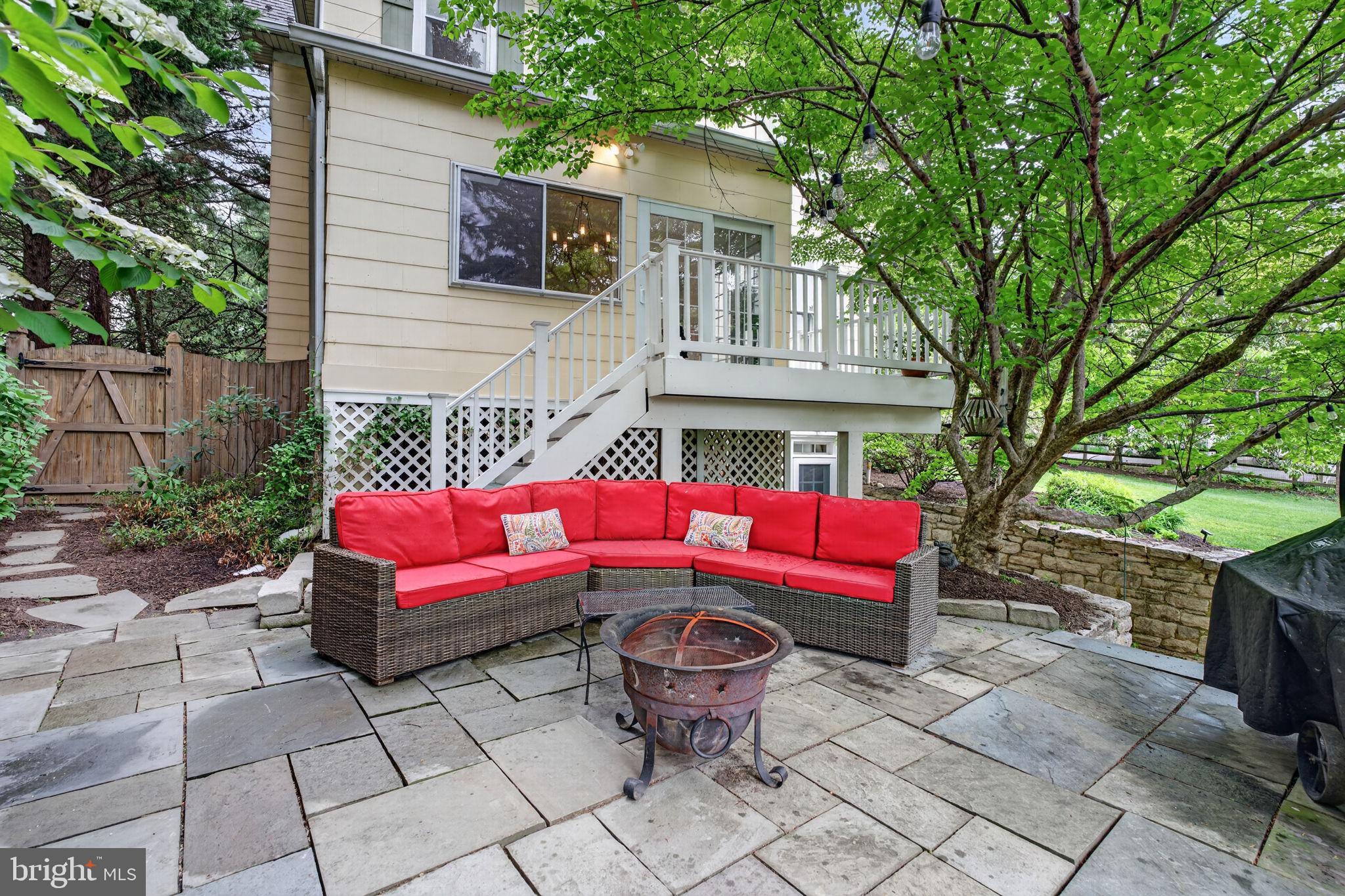 605 West Joppa Road Towson, MD 21204 - Photo 84 of 98 Charming patio with lush greenery.