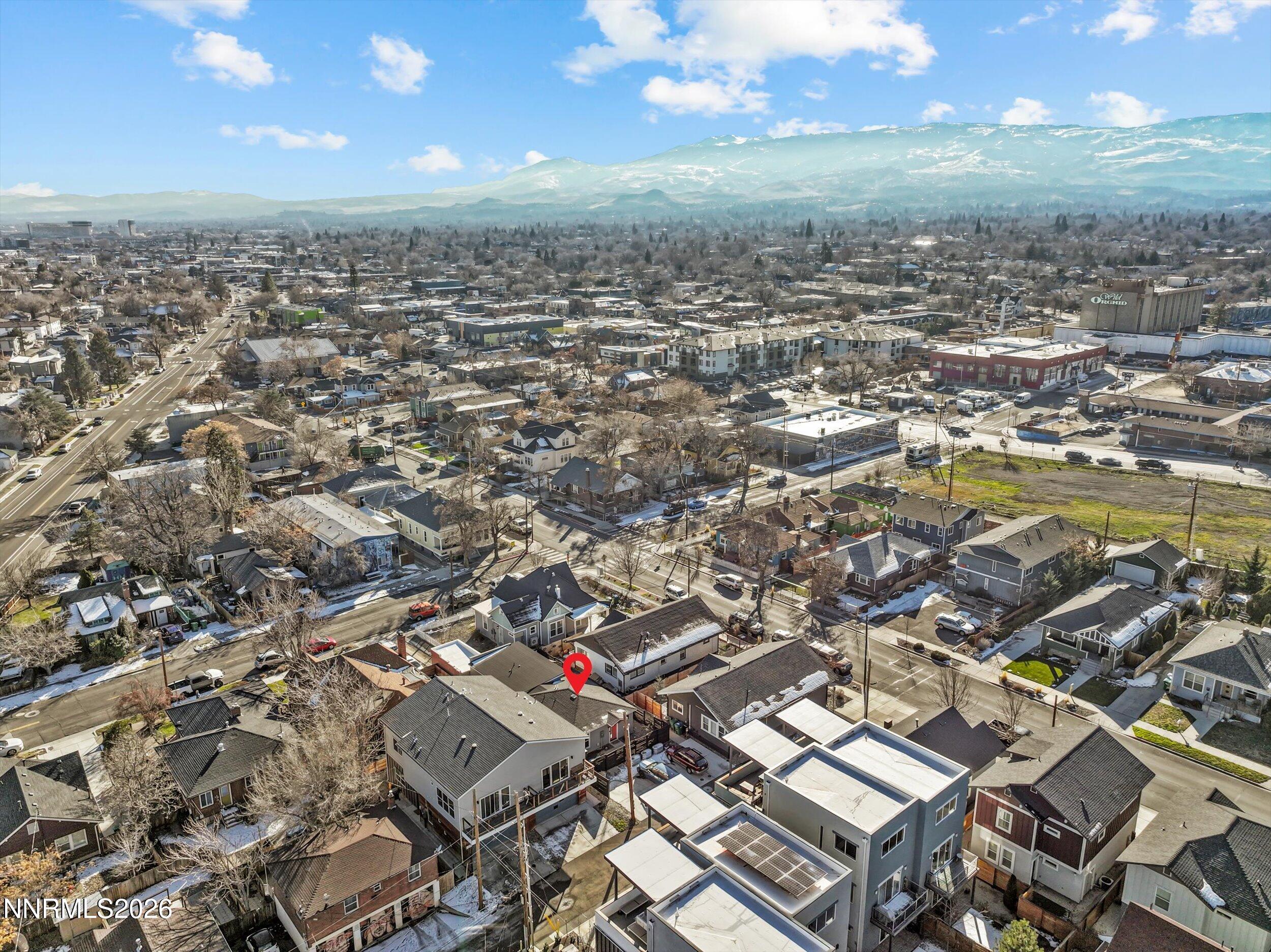 536 Sinclair Street Reno, NV 89501 - Photo 20 of 24 an aerial view of residential building with parking space