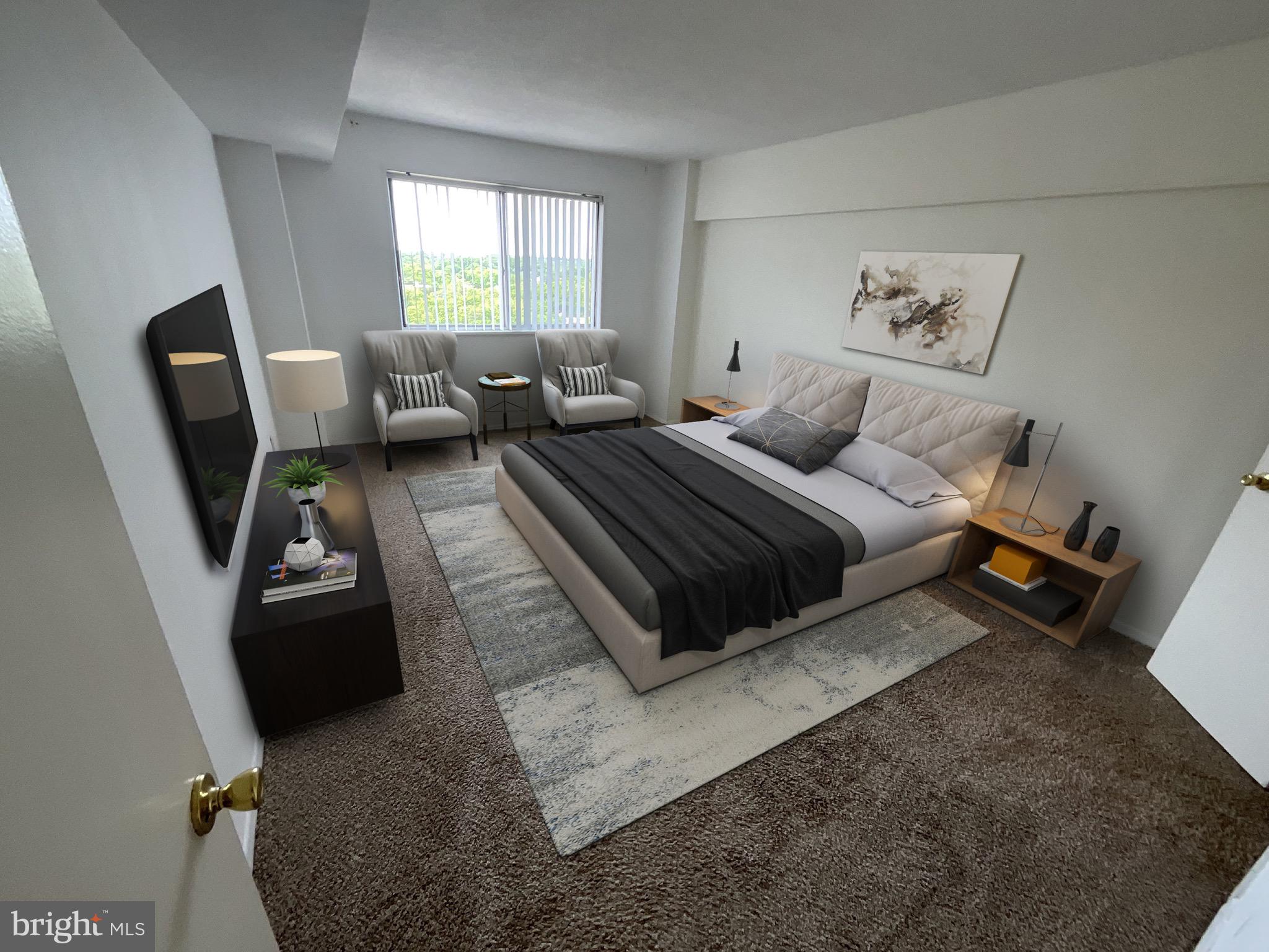 Primary Bedroom  virtual staging